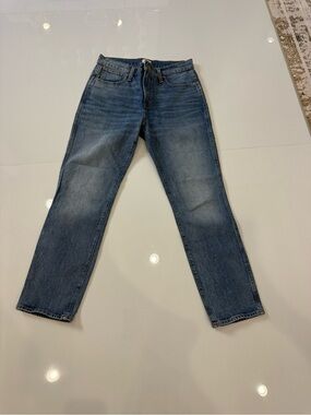 J. Crew women’s Straight-Leg Faded Blue Jeans